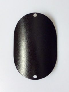 6" x 5" Curved Oval Handhole Cover - ALUMINUM - PAA-HOC56