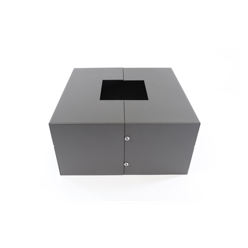 Quick Ship Standard Metal Cover 6" Pole, 13" Base - EFSQ136BR - Image 2
