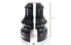 Alternative view of Aluminum Decorative for 4″ Round Poles - PAA-DR41316