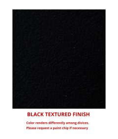 Black Powder Coat Chip